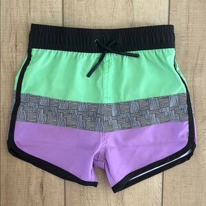 Green and Purple Swimsuit